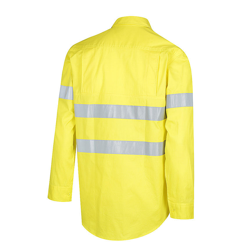 WORKIT Hi-Vis Lightweight Gussett Cuff Taped Shirt