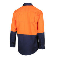 WORKIT Hi-Vis Lightweight Adjustable Cuff Shirt