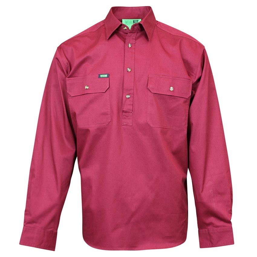 WORKIT Lightweight Half Closed Country Shirt