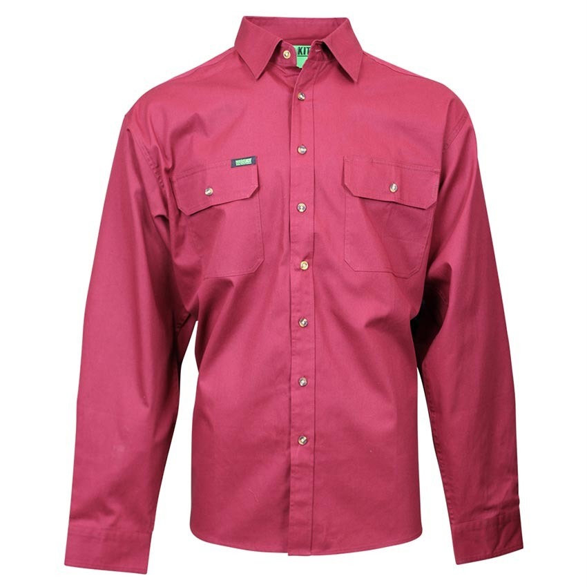 WORKIT Lightweight Full Button Shirt
