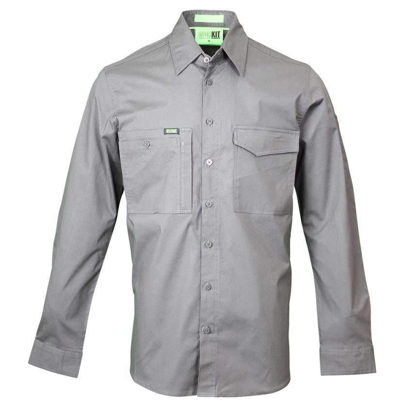 WORKIT Velocity Stretch Lightweight Ripstop Travel Shirt