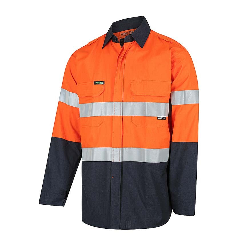 WORKIT Fire Resistant PPE1 FR Inherent 155gsm Lightweight Taped Shirt