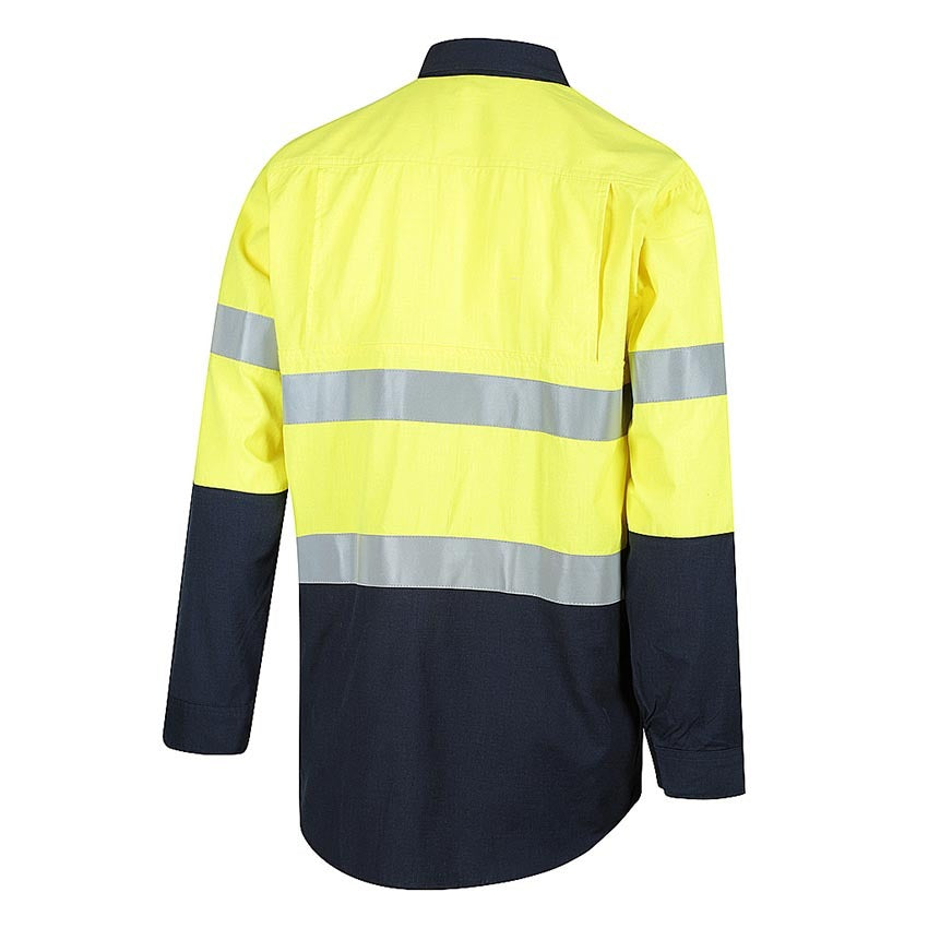 WORKIT Fire Resistant PPE1 FR Inherent Closed Front NENS09 155gsm Lightweight Taped Shirt