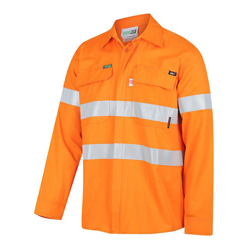 WORKIT PARVOTEX PPE1 FR Inherent 155gsm Ripstop Lightweight Taped Shirt