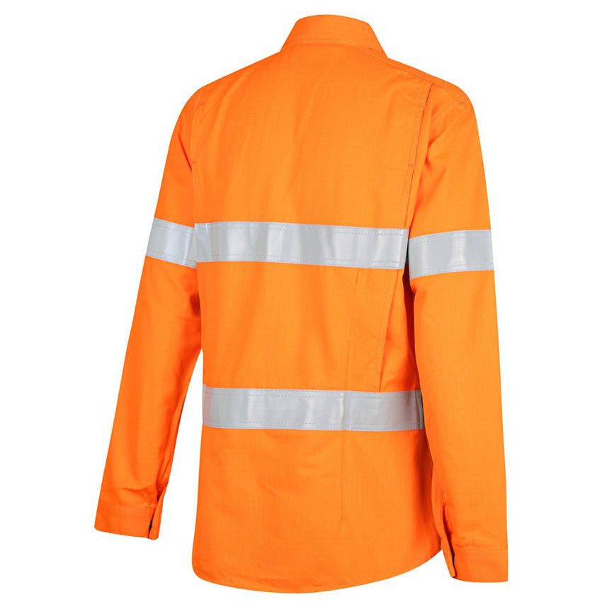 WORKIT Fire Resistant RIPSTOP Womens FR Inherent 215gsm Taped Shirt