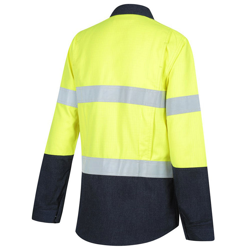 WORKIT Fire Resistant RIPSTOP Womens FR Inherent 215gsm Taped Shirt