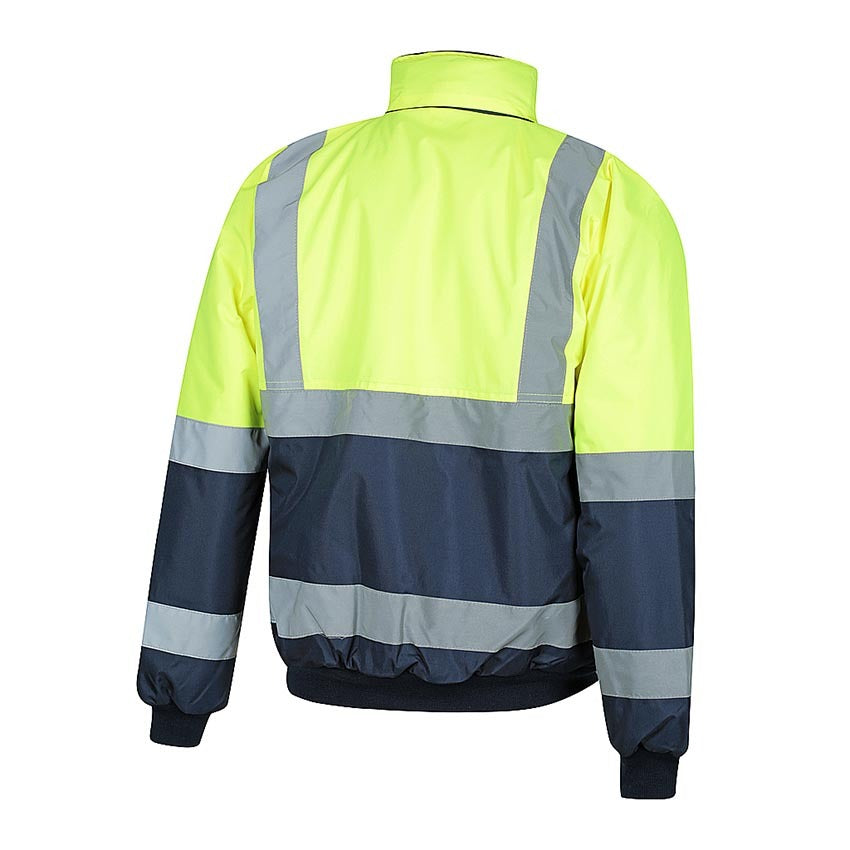 WORKIT Hi-Vis 2 Tone Wet Weather Bomber Taped Jacket