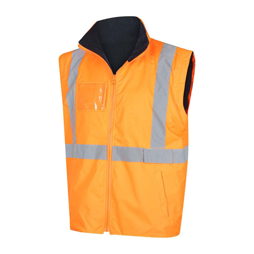 WORKIT Hi-Vis 2 Tone 5 in 1 Waterproof Biomotion X-Back Rail Taped Jacket