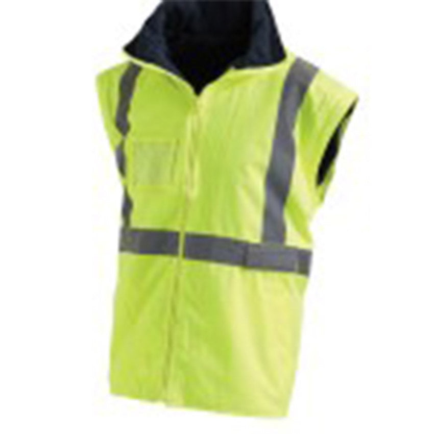 WORKIT Hi-Vis 2 Tone 5 in 1 Waterproof Biomotion Taped Jacket