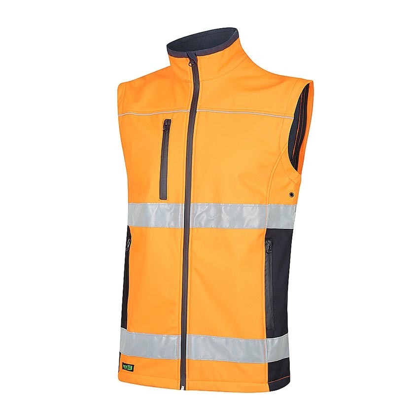 WORKIT Hi-Vis Soft Shell 2 in 1 Biomotion Taped Jacket