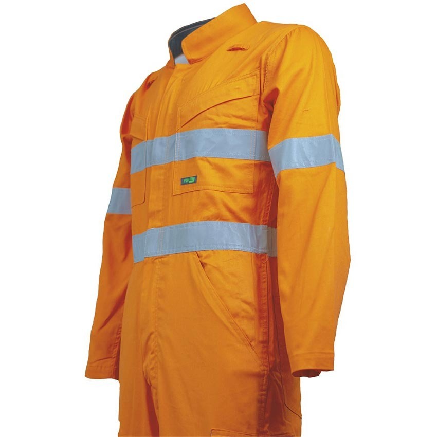 WORKIT Hi-Vis 2-Tone Tropical Lightweight Taped Coverall with Zip Closure