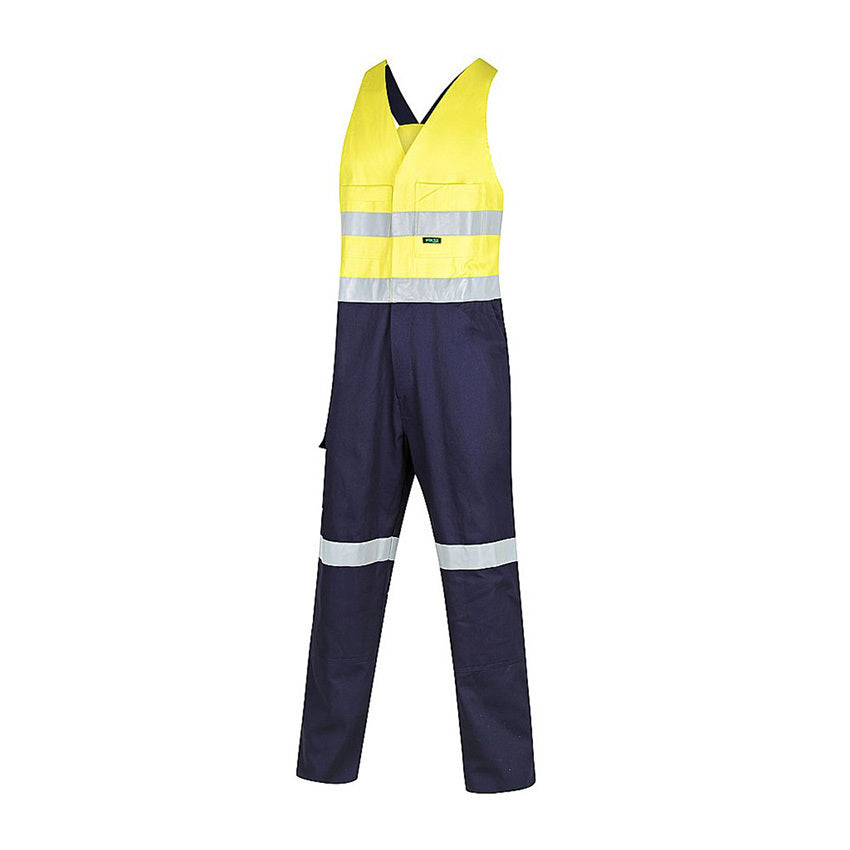 WORKIT Hi Vis 2-Tone Regular Weight Action Back Coverall with Reflective Tape