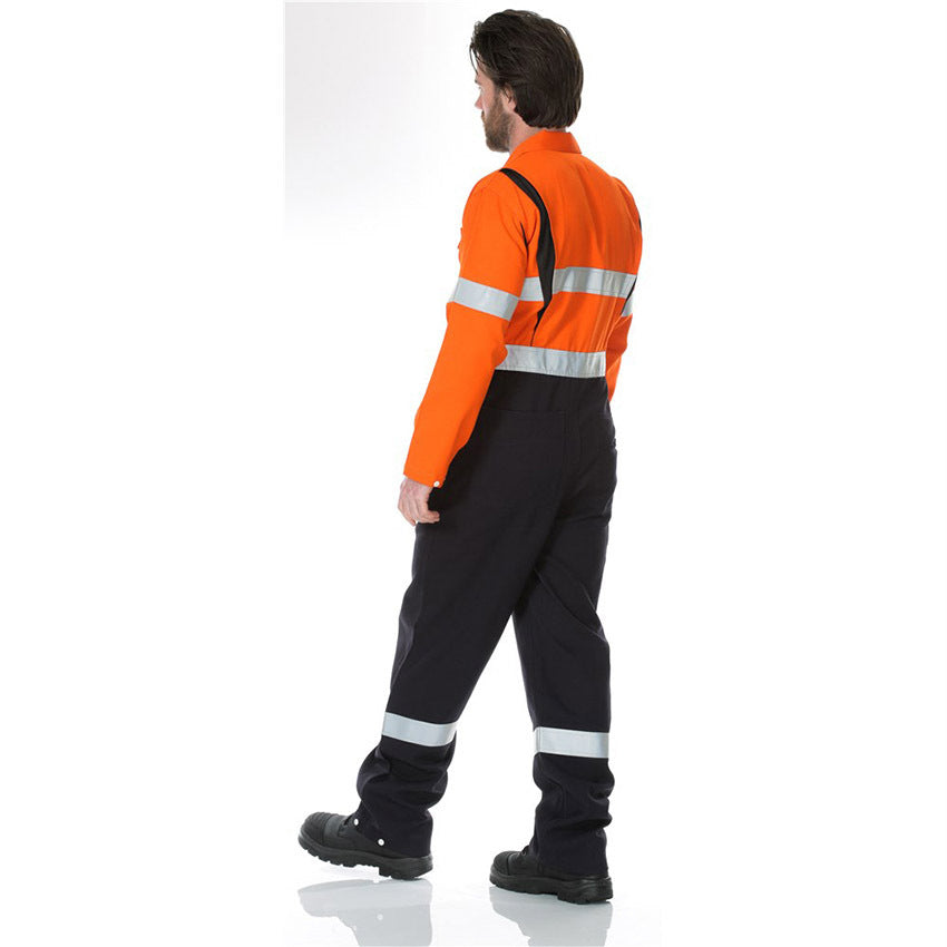 WORKIT Fire Resistant FR Inherent 215gsm Vented Taped Coverall