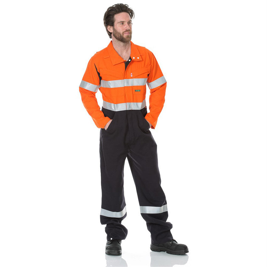 WORKIT Fire Resistant FR Inherent 215gsm Vented Taped Coverall
