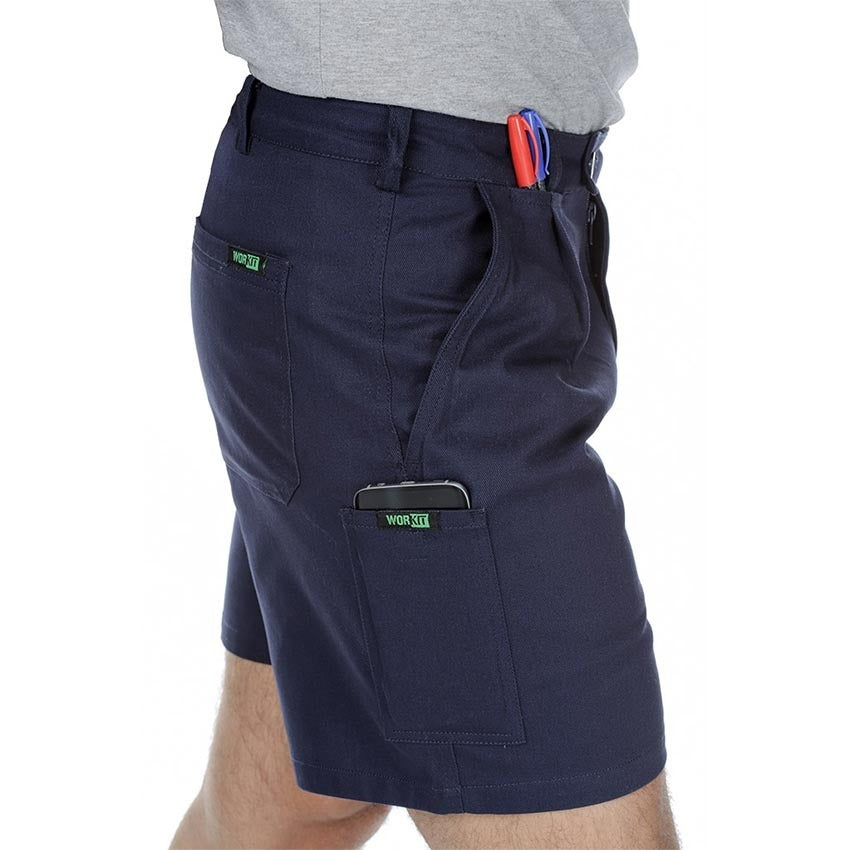 WORKIT Basic Cotton Drill Shorts