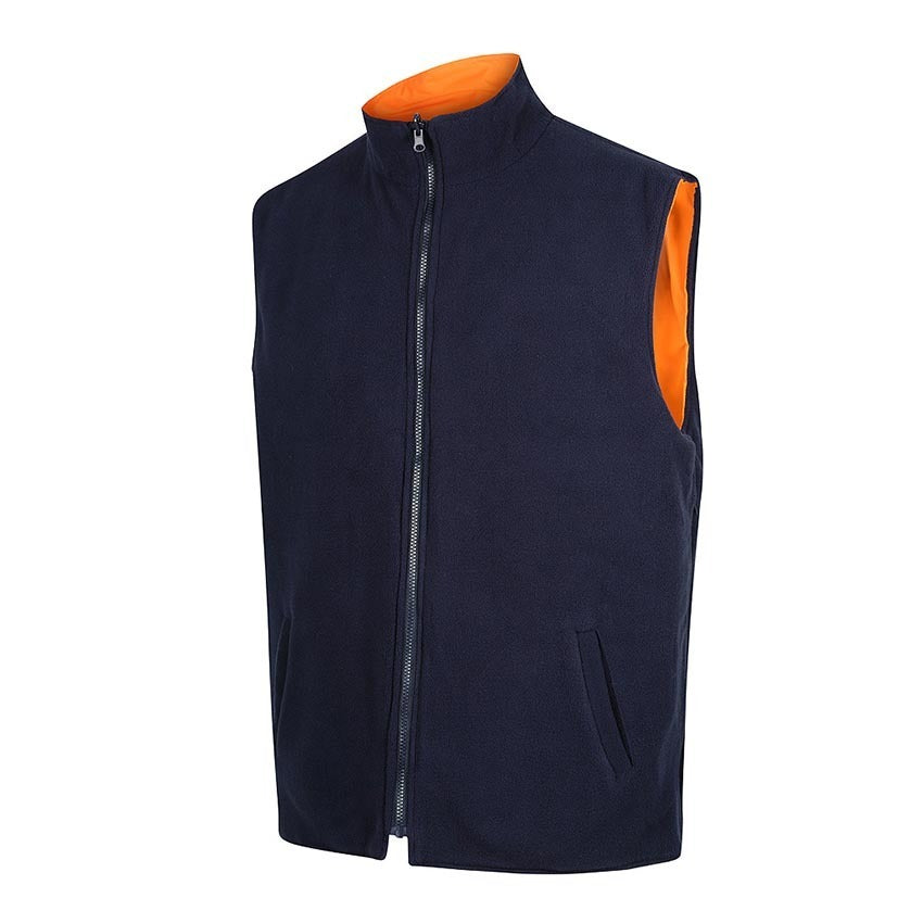 WORKIT Hi-Vis Reversible Vest with Reflective Tape