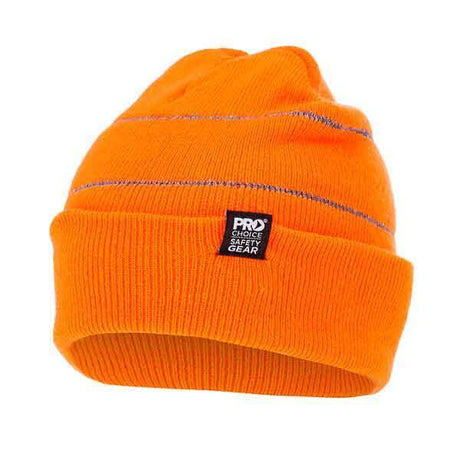 Beanie with Retro-Reflective Stripes