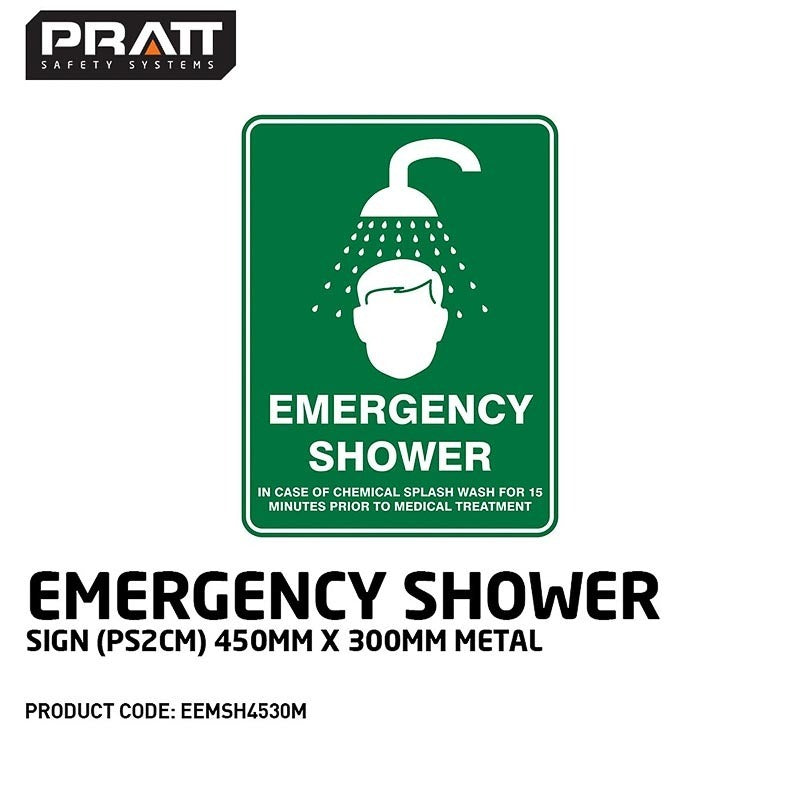 Emergency Shower Sign
