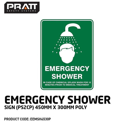 Emergency Shower Sign