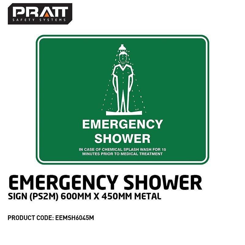 Emergency Shower Sign