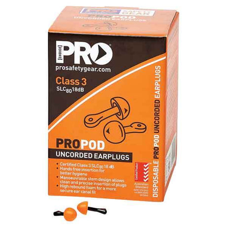 Propod Uncorded Ear Plugs Uncorded