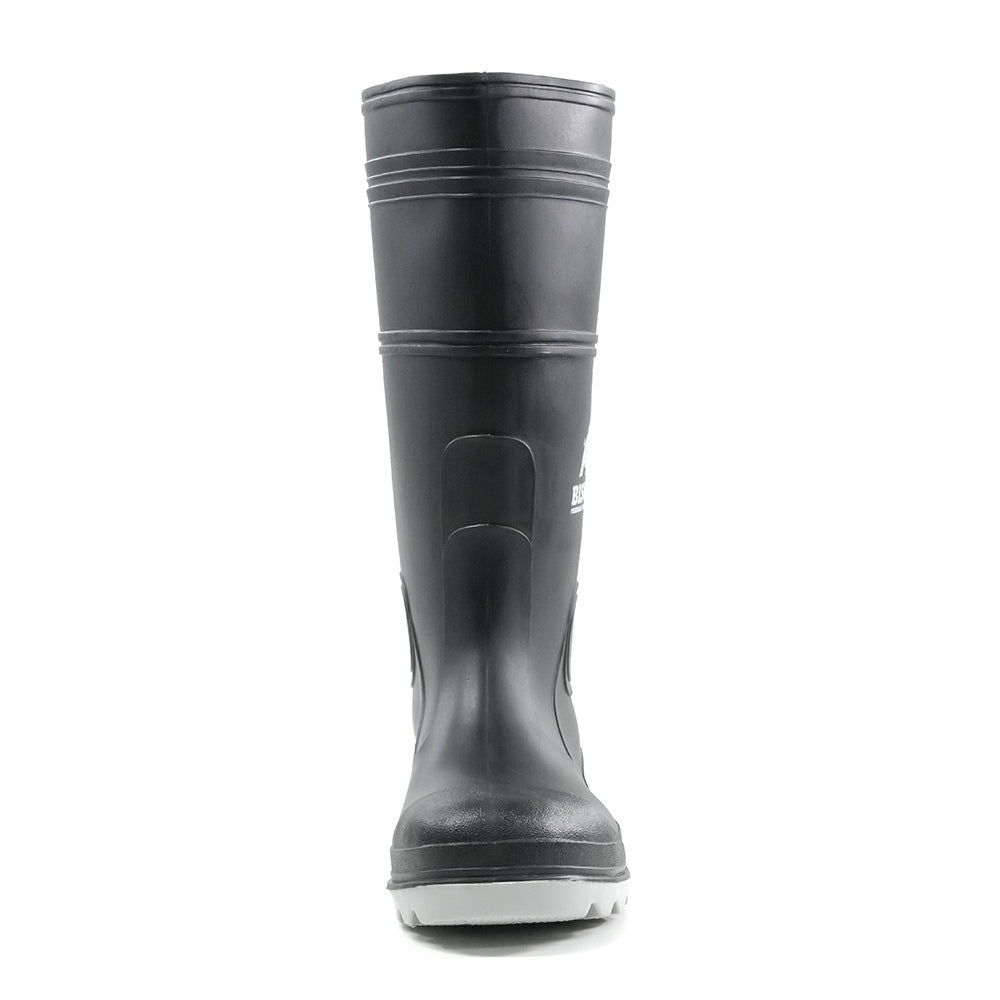 Bison Gumboot Inca PVC Black/Grey
