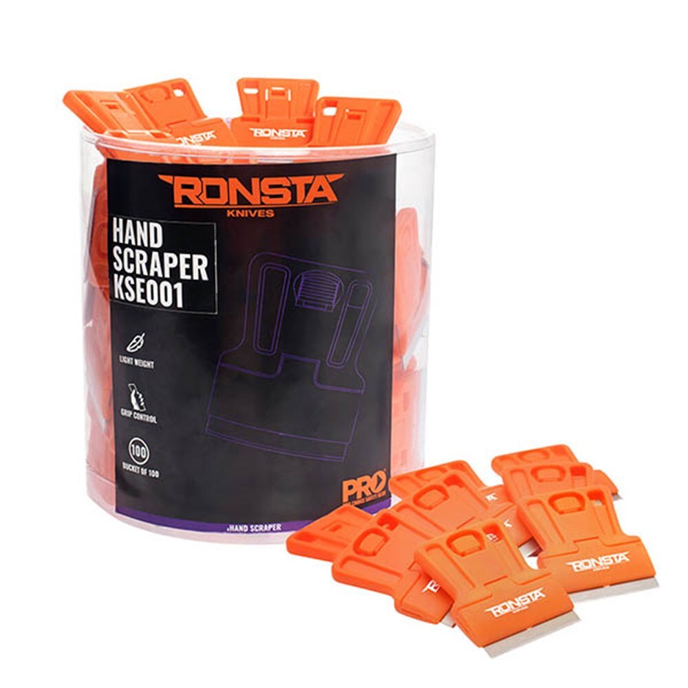 Ronsta Knives Hand Scraper 100x Pack