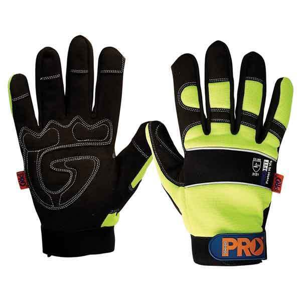 Profit Protec Hi-Vis Yellow Gloves