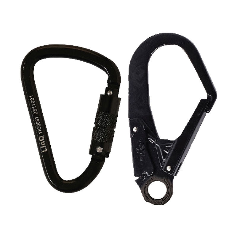 Elite Single Leg Shock Absorbing Webbing Lanyard with Hardware KT & SD