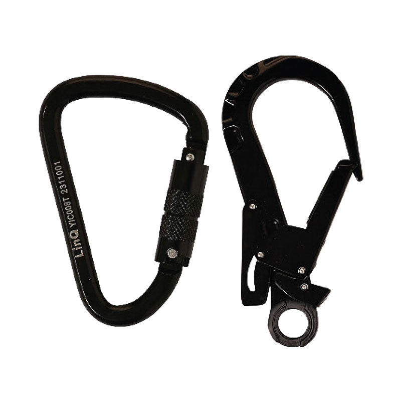 Elite Single Leg Shock Absorbing Webbing Lanyard with Hardware KT & ST