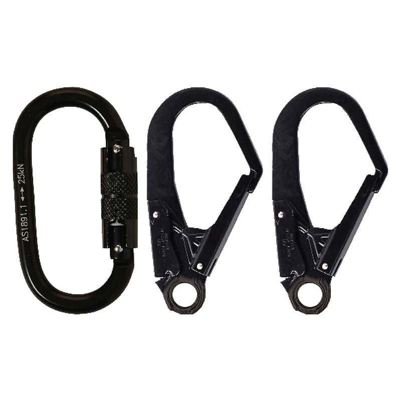 Elite Double Leg Shock Absorbing Webbing Lanyard with Hardware KD & SD X2