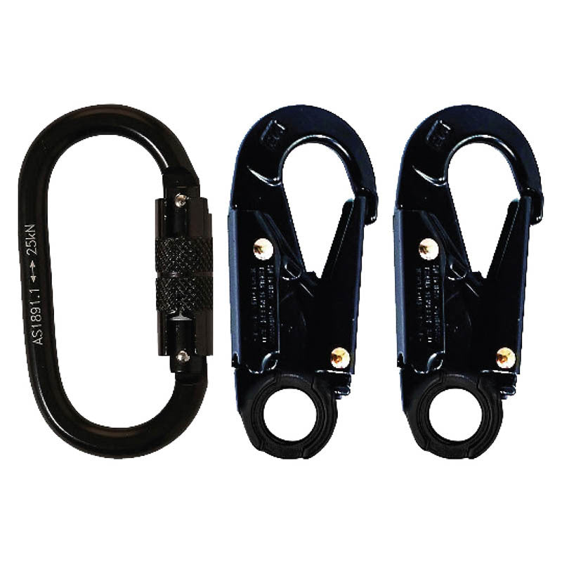 Elite Double Leg Shock Absorbing Webbing Lanyard with Hardware KD & SN X2