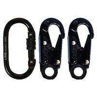 Elite Double Leg Shock Absorbing Webbing Lanyard with Hardware KS & SN X2