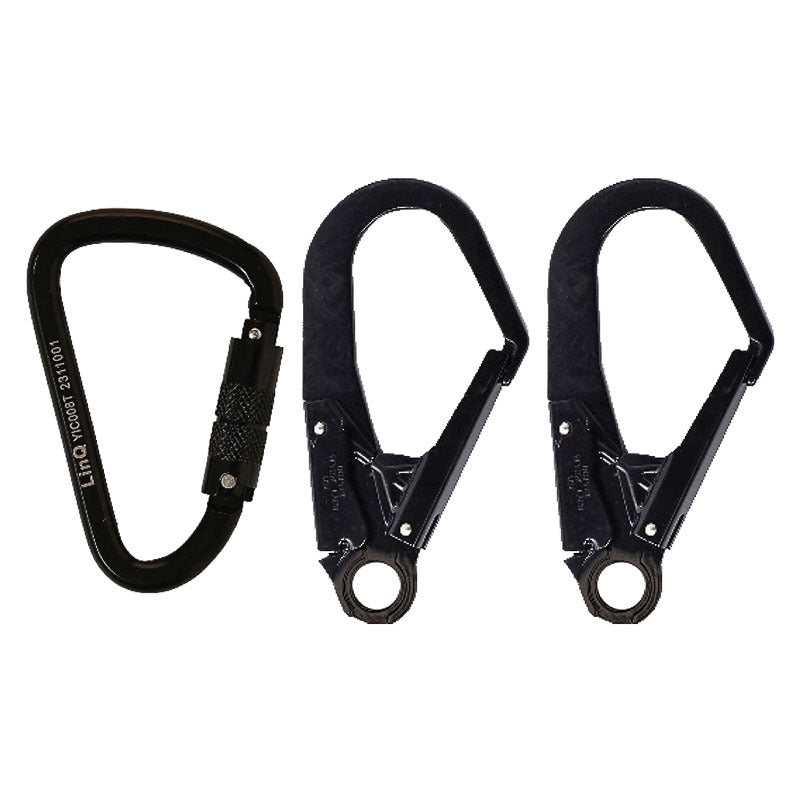 Elite Double Leg Shock Absorbing Webbing Lanyard with Hardware KT & SD X3
