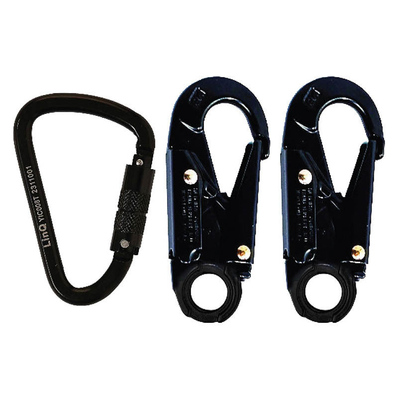 Elite Double Leg Shock Absorbing Webbing Lanyard with Hardware KT & SN X2