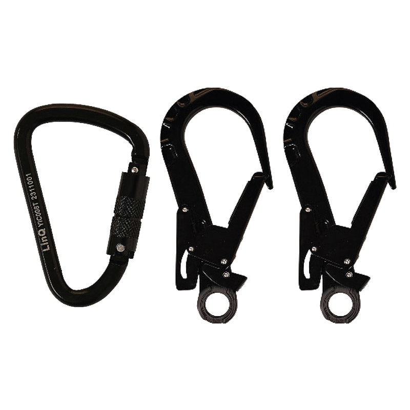 Elite Double Leg Shock Absorbing Webbing Lanyard with Hardware KT & ST X2