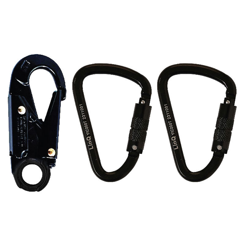 Elite Double Leg Shock Absorbing Webbing Lanyard with Hardware SN & KT X2