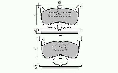 RDA Front Disc Brake Pads for Ford Falcon UTE AU1 6CYL and V8 7/1999 - 4/2000
