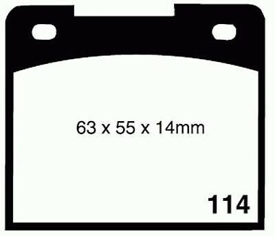RDA Front Disc Brake Pads for Ford Cortina 220,240,440,MK1,MK11 10/1962 - 1971