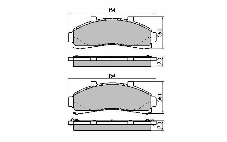 RDA Front Extreme Disc Brake Pads for Ford Explorer UN UP US 4.0 11/1996 - 5/2001