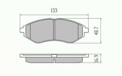 RDA Front Disc Brake Pads for Holden Barina TK 11/2005 - 7/2006