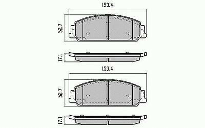 RDA Front Disc Brake Pads for Holden Calais VE V6 SV6 9/2006 - ON
