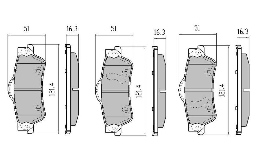 RDA Rear Extreme Disc Brake Pads for Holden Calais V8 VE VF 9-2006-Onwards