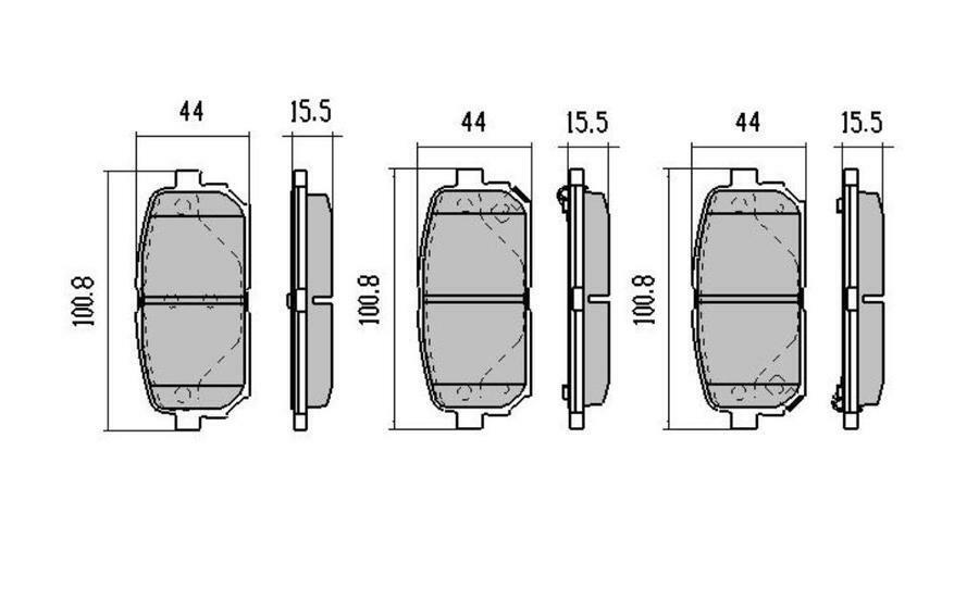 RDA Rear Disc Brake Pads for Hyundai i45 2.4L YF 2010-ON