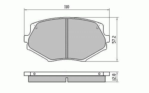 RDA Front Disc Brake Pads for Mazda MX5 NB1 1/1998 - 7/2005