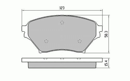 RDA Front Disc Brake Pads for Mazda MX5 1.8 SPORT NB2 8/2000 - 5/2006