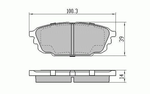 RDA Rear HD Disc Brake Pads for Mazda 323 BJ 1.8 9/1998 - 5/2003