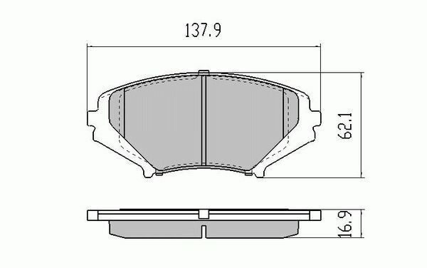 RDA Front HD Disc Brake Pads for Mazda RX8 STD 7/2003-Onwards 302mm Dia