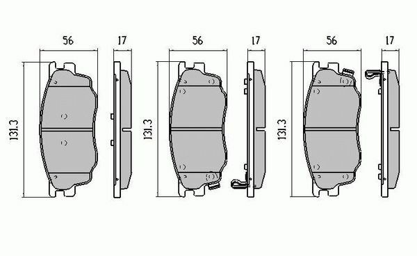 RDA Front HD Disc Brake Pads for Mazda 6 GG Sedan,Hatch 2.3 8/2002-7/2007
