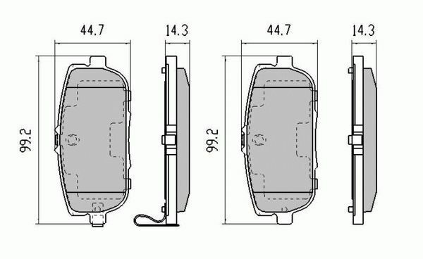 RDA Rear HD Disc Brake Pads for Mazda MX5 NC 2.0LTR 6/2006-Onwards